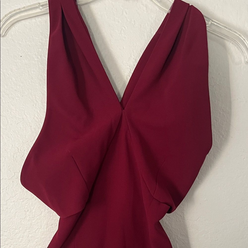 Sezin Karabulut Sheath Dress Burgundy 36/2 Party Wedding Cocktail - Picture 5 of 13